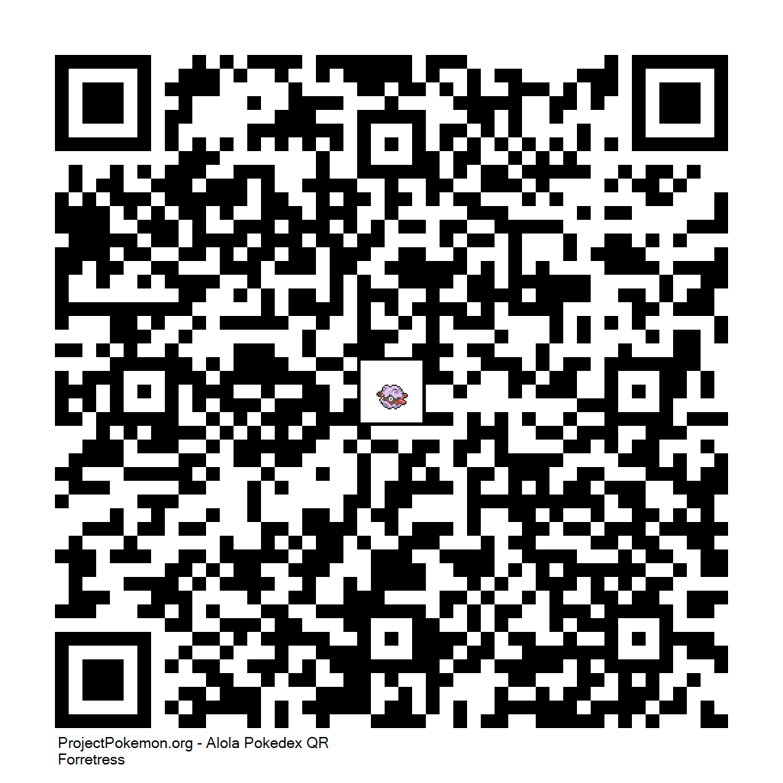 Cdigo QR de Forretress